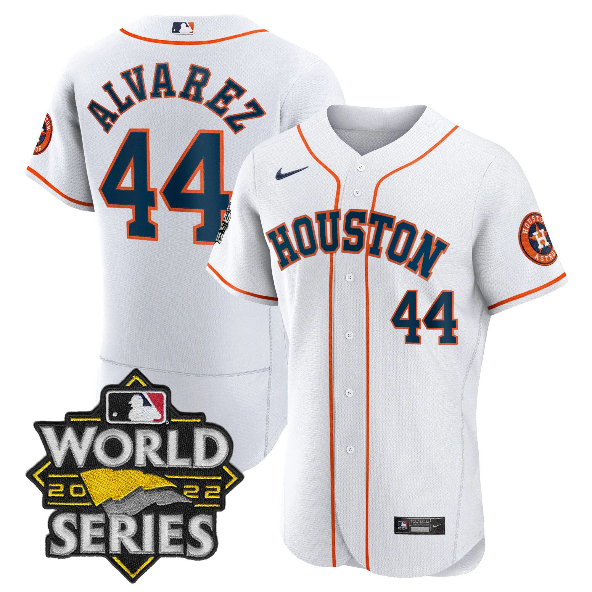 Yordan Álvarez Men's Houston Astros World Series Limited Flex Home Jersey - All Stitched