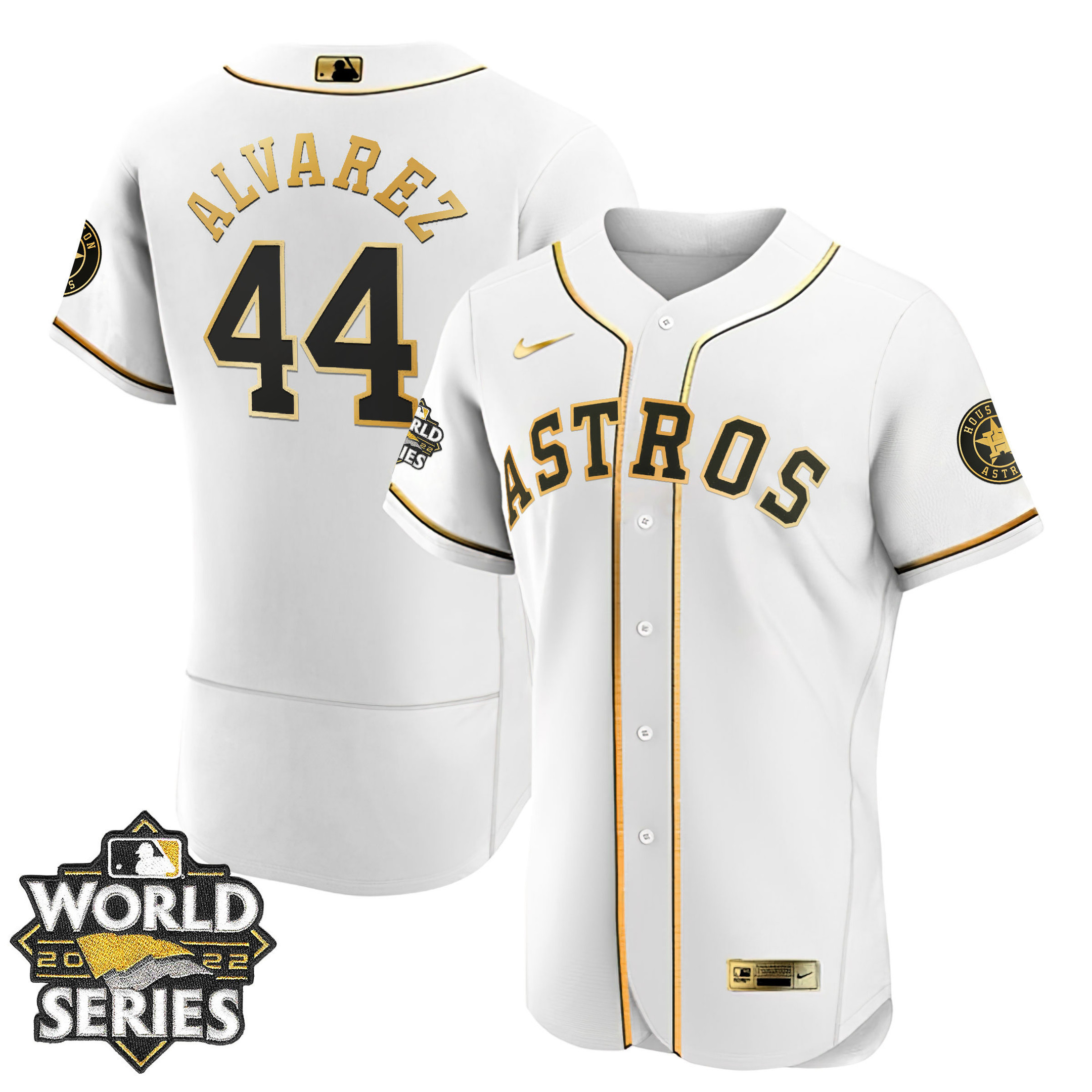 Yordan Álvarez Women's Houston Astros World Series Player Flex White Jersey