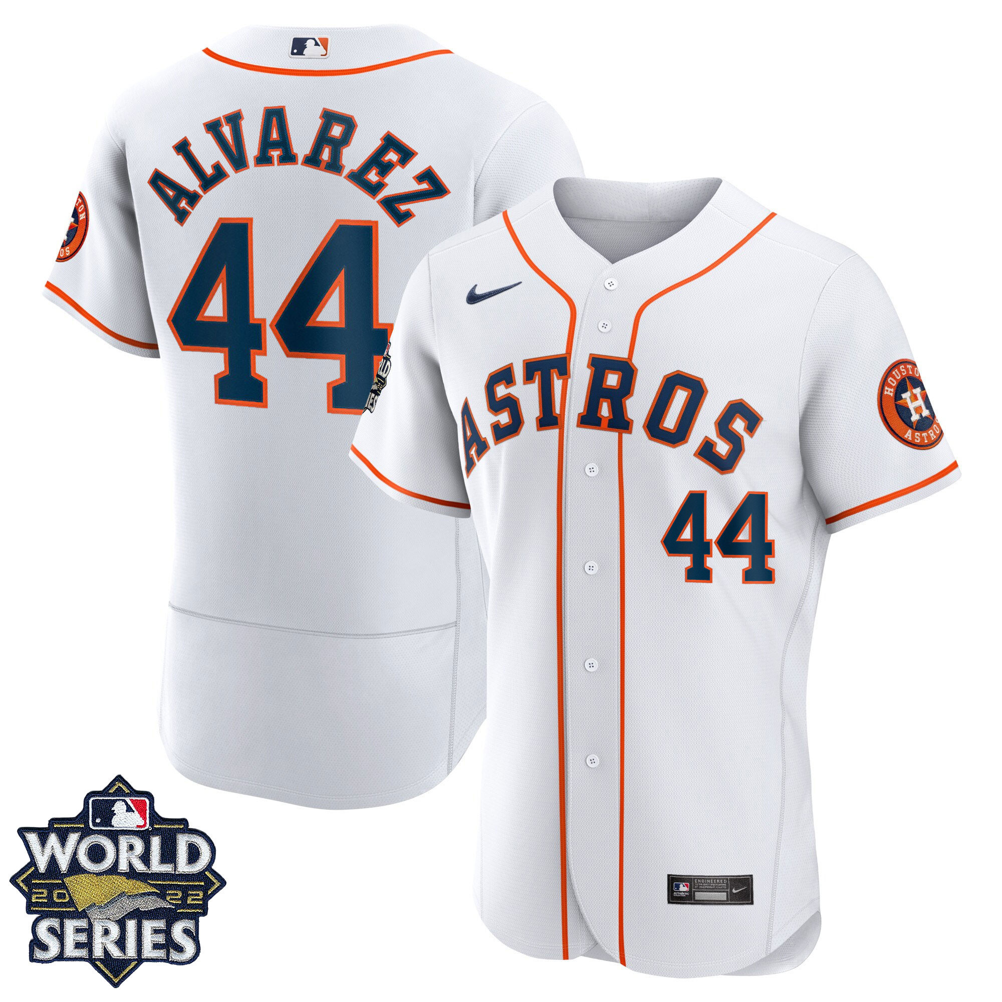 Yordan Álvarez Youth's Houston Astros World Series Player Flex Home Jersey