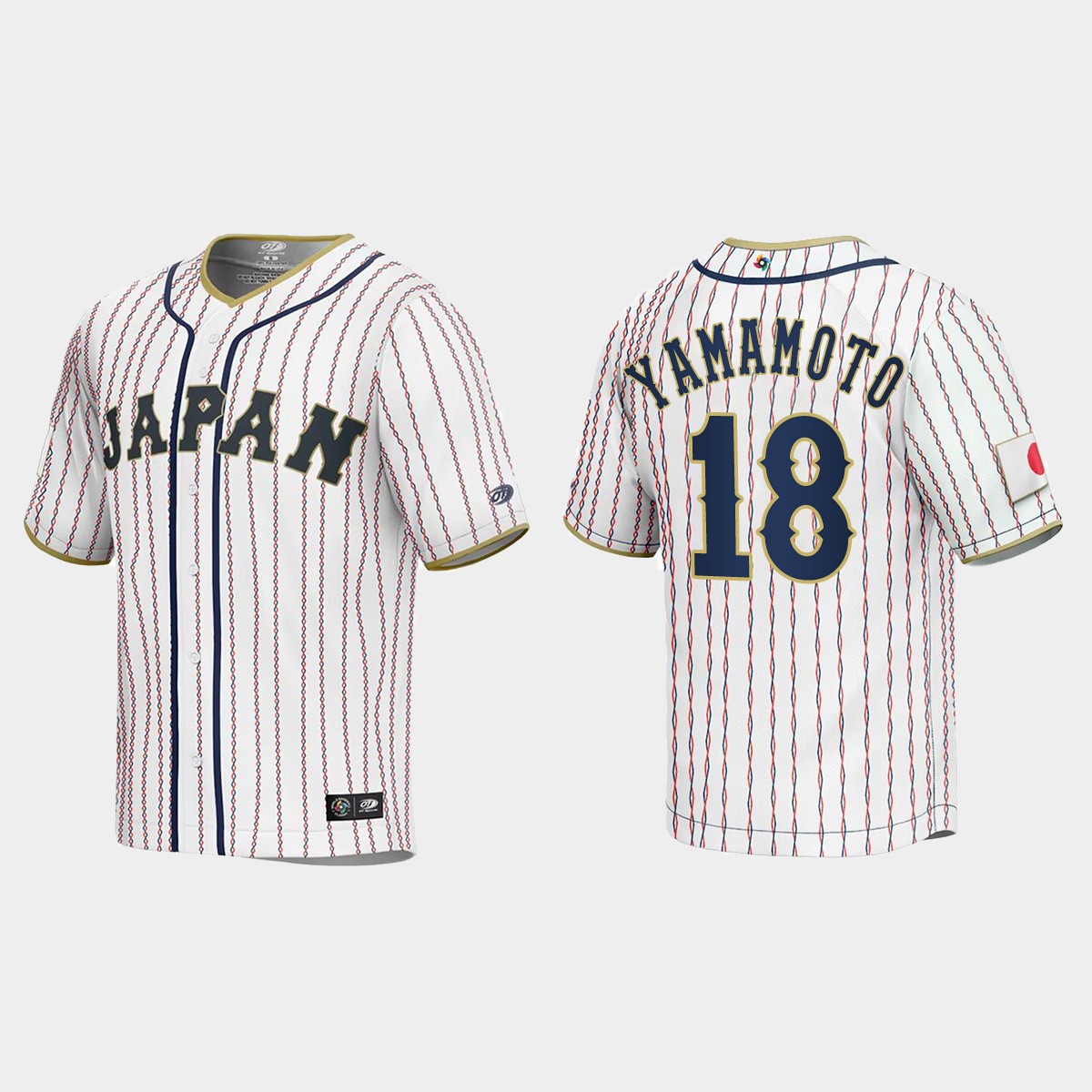 Yoshinobu Yamamoto Japan World Classic Jersey - White