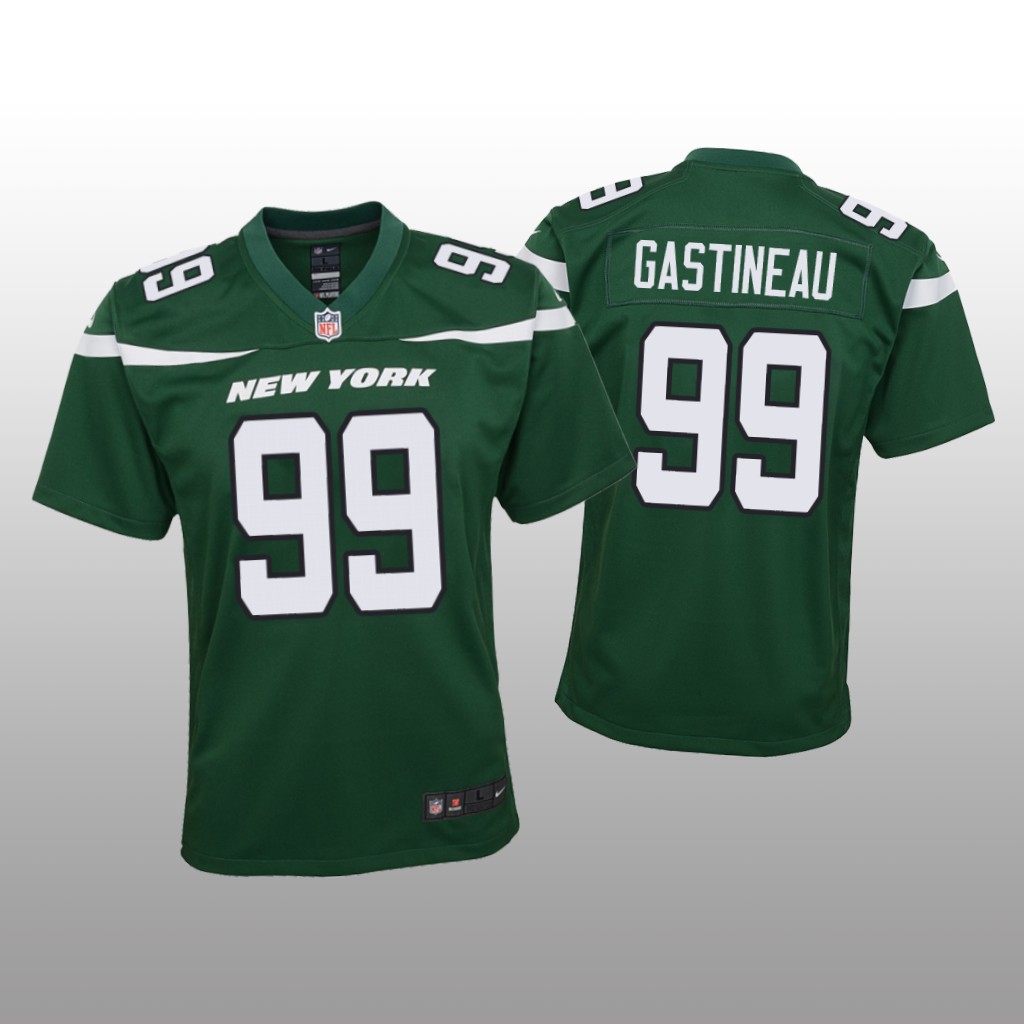 Youth Mark Gastineau #99 New York Jets Green Game Jersey