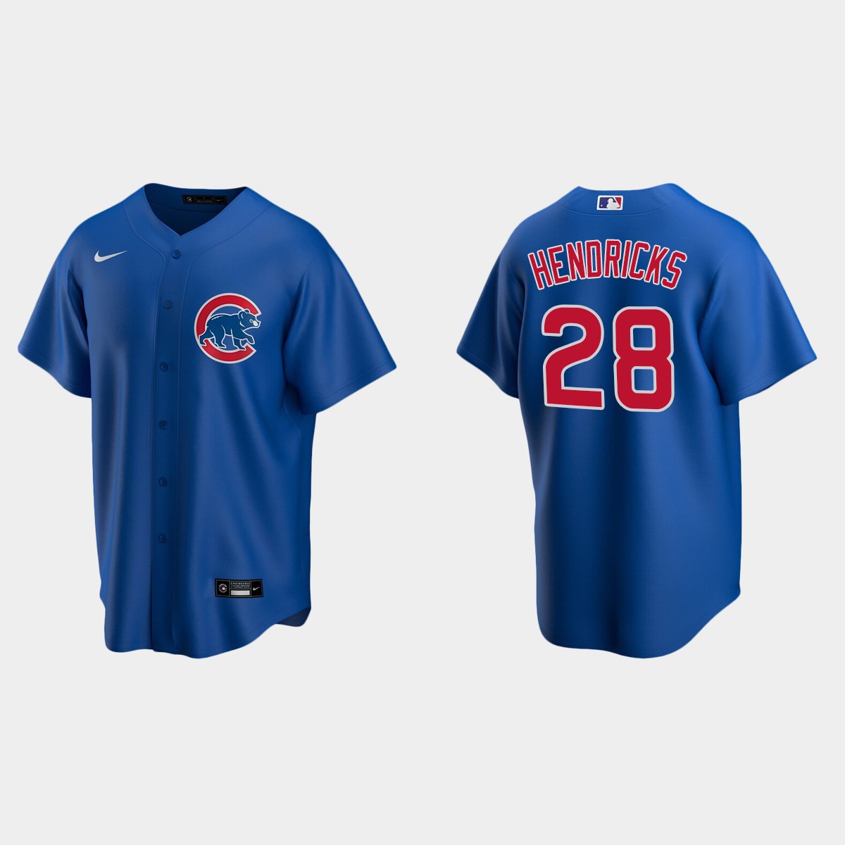Youth #28 Kyle Hendricks Chicago Cubs Royal Alternate Jersey