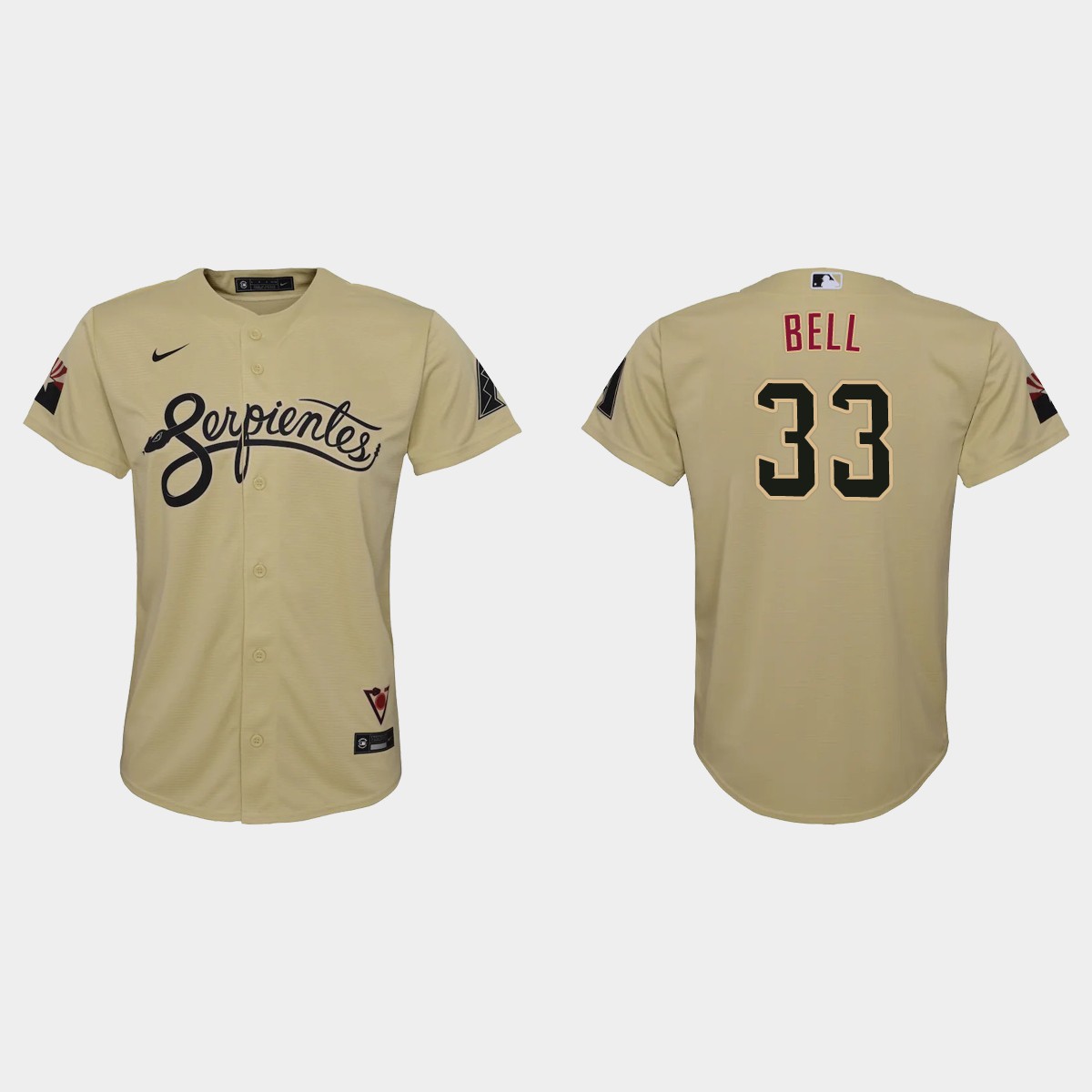 Youth Arizona Diamondbacks Jay Bell Gold City Connect Jersey