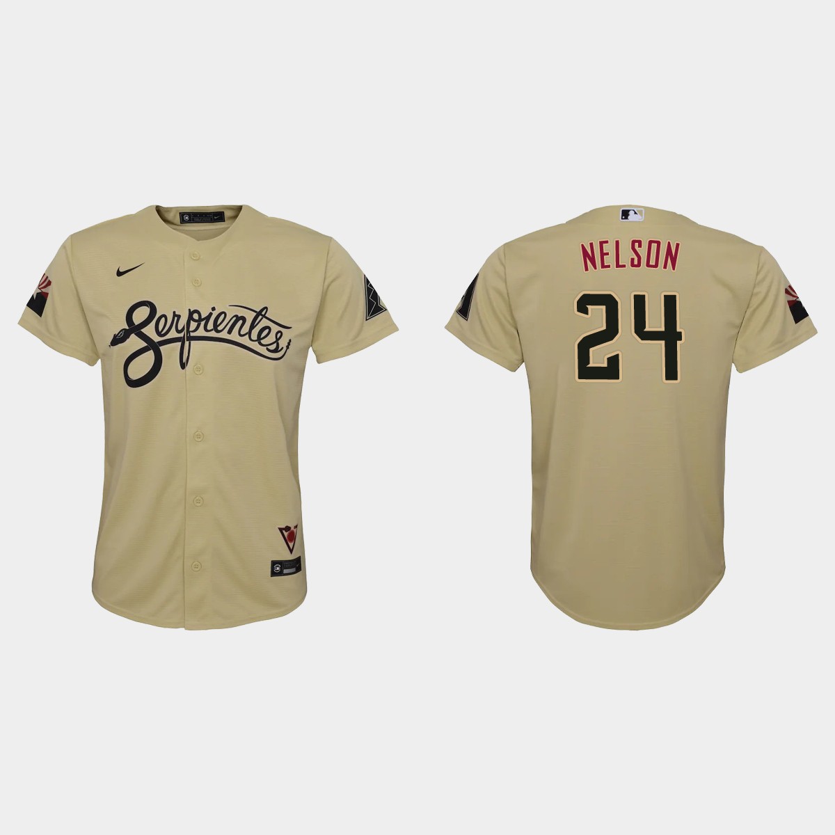 Youth Arizona Diamondbacks Kyle Nelson Gold City Connect Jersey