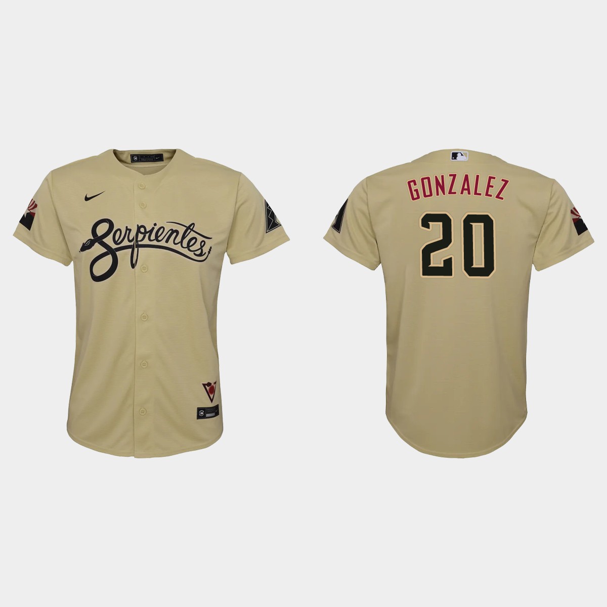Youth Arizona Diamondbacks Luis Gonzalez Gold City Connect Jersey