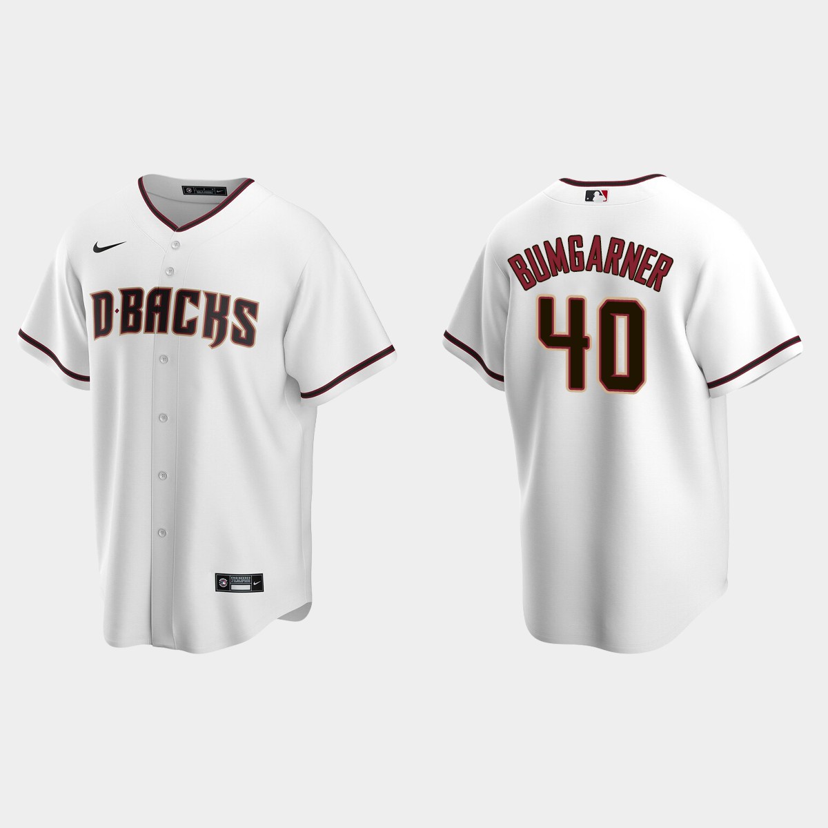 Youth Arizona Diamondbacks Madison Bumgarner White Home Jersey