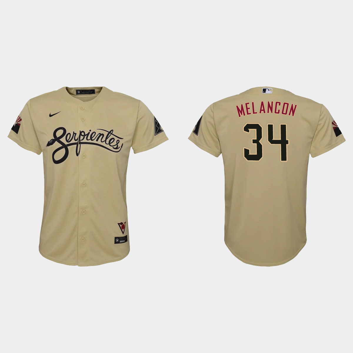 Youth Arizona Diamondbacks Mark Melancon Gold City Connect Jersey