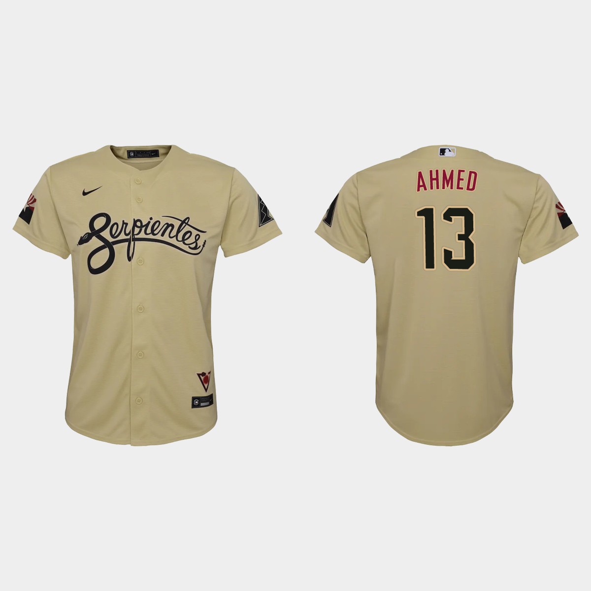 Youth Arizona Diamondbacks Nick Ahmed Gold City Connect Jersey