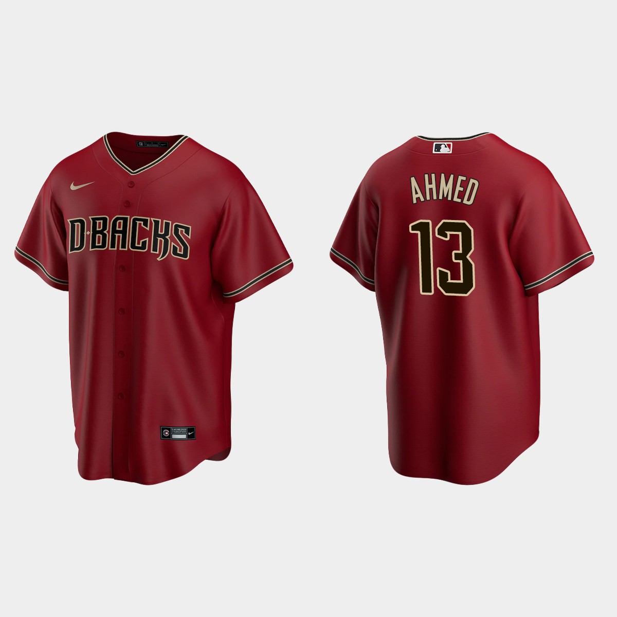 Youth Arizona Diamondbacks Nick Ahmed Red Alternate Jersey