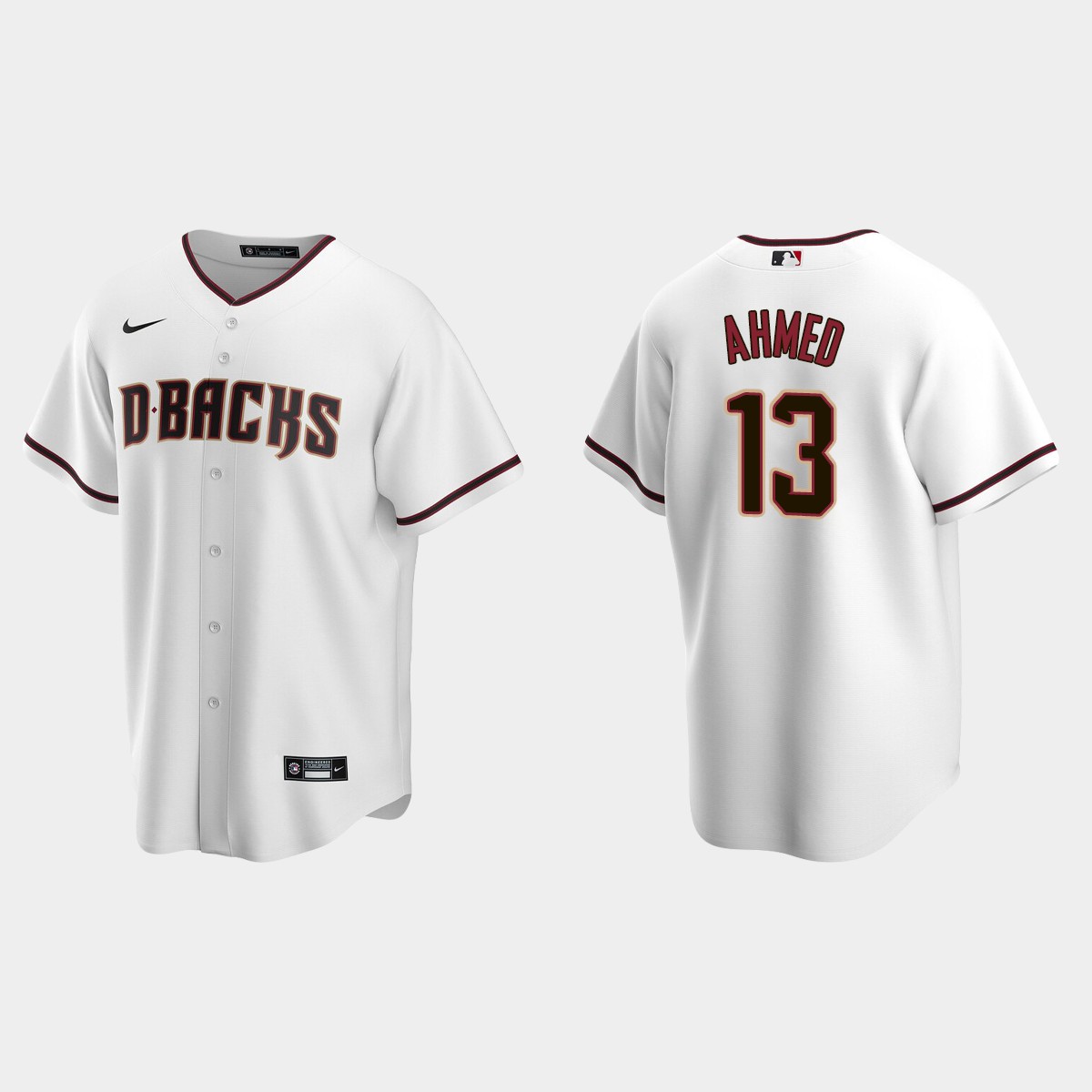 Youth Arizona Diamondbacks Nick Ahmed White Home Jersey