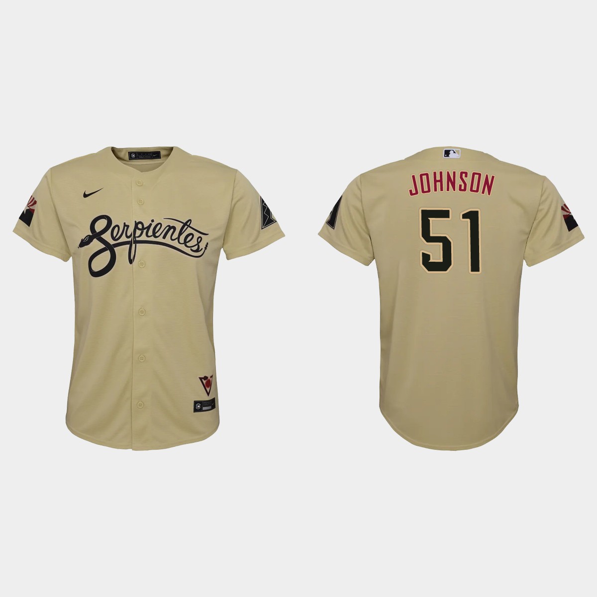 Youth Arizona Diamondbacks Randy Johnson Gold City Connect Jersey