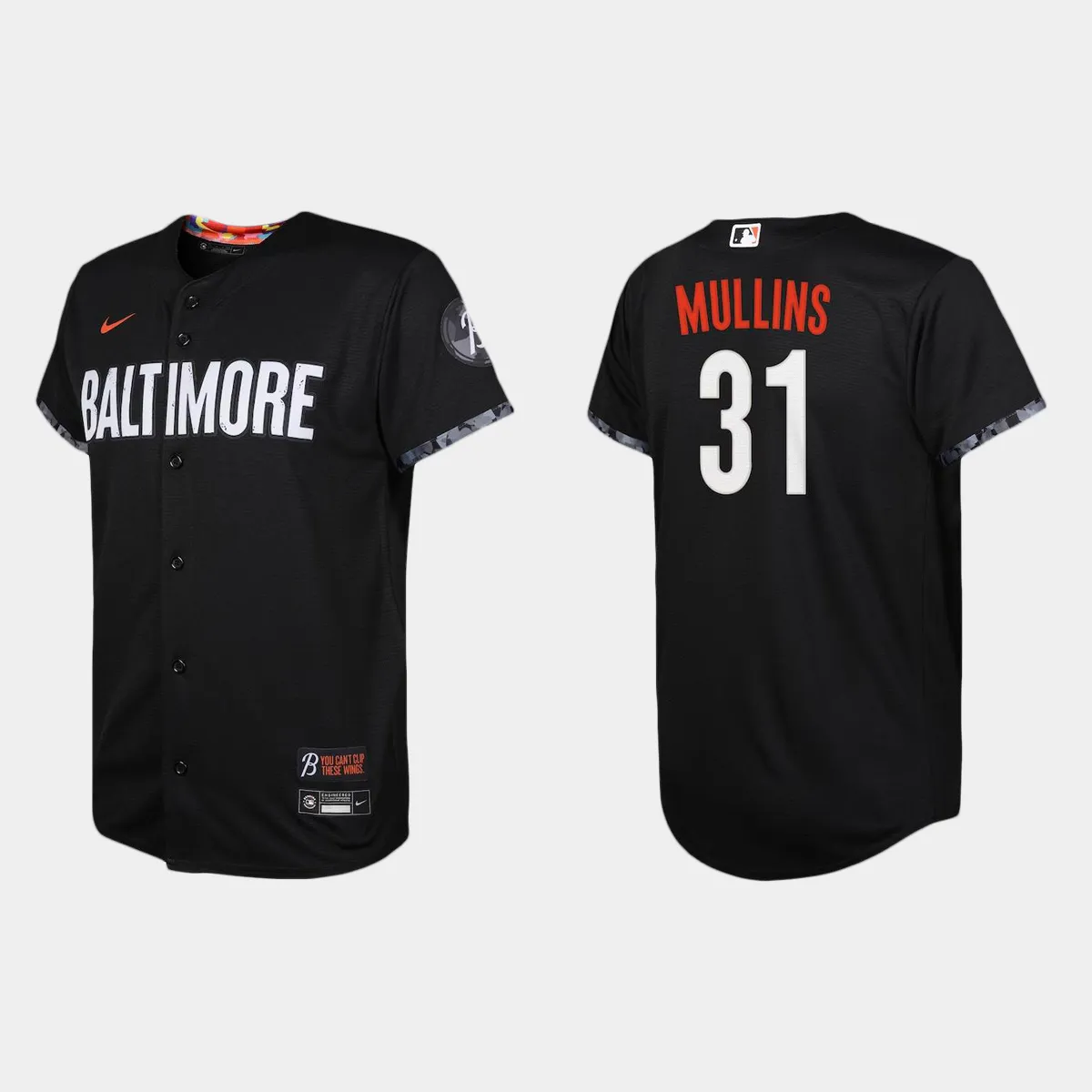 Youth Baltimore Orioles Cedric Mullins Black City Connect Jersey