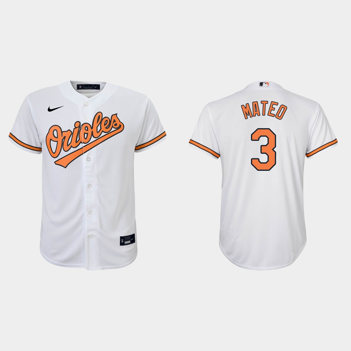 Youth Baltimore Orioles Jorge Mateo White Home Jersey