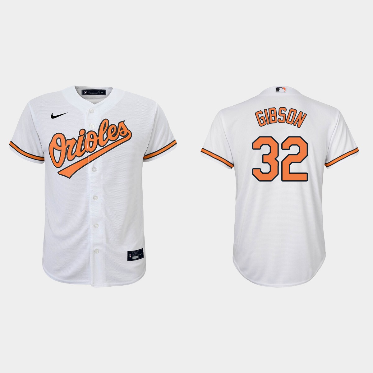 Youth Baltimore Orioles Kyle Gibson White Home Jersey