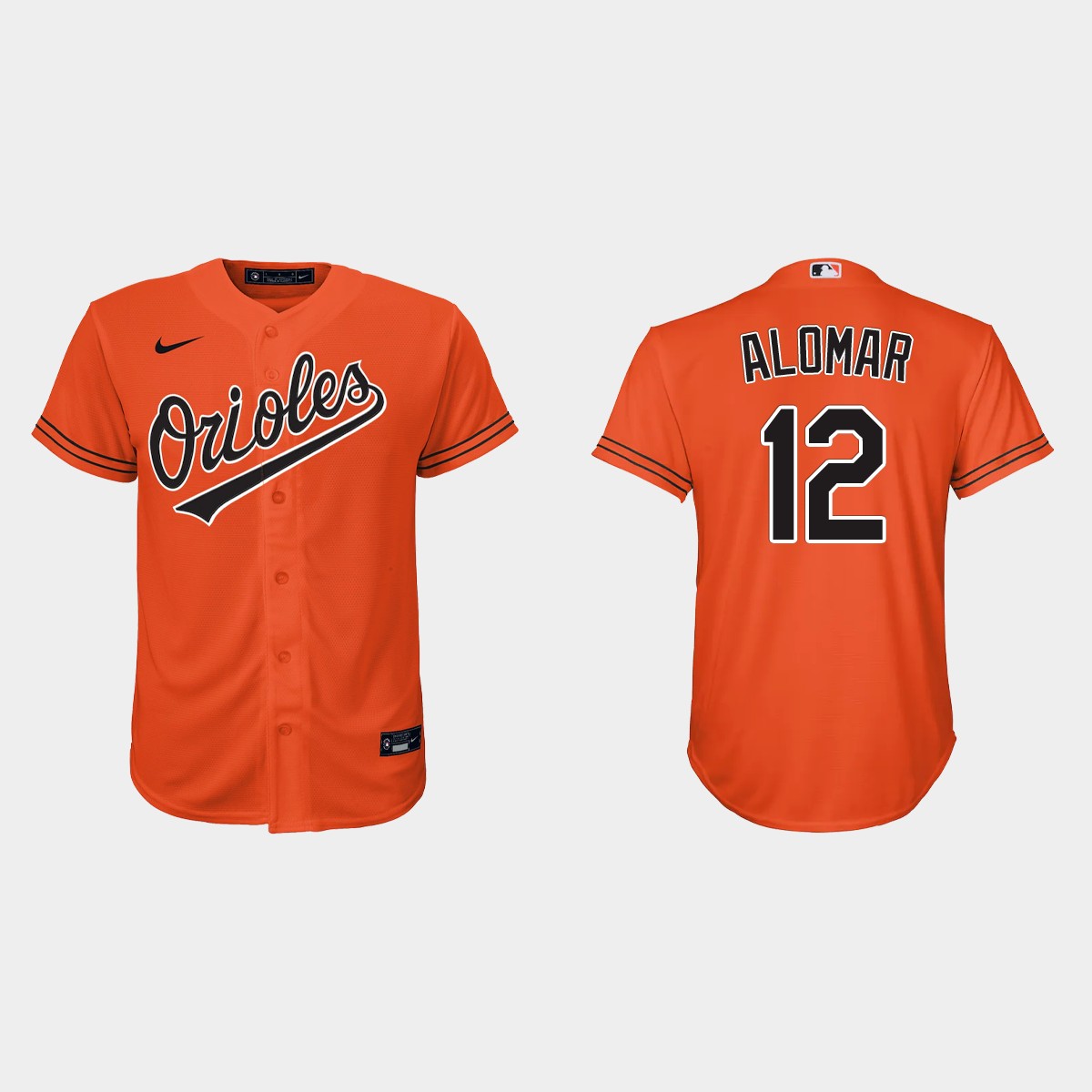 Youth Baltimore Orioles Roberto Alomar Orange Jersey