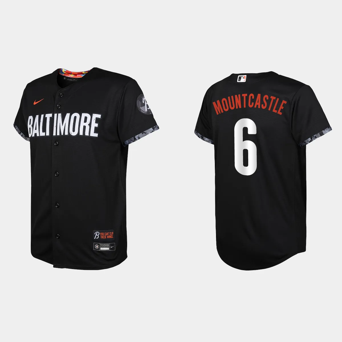 Youth Baltimore Orioles Ryan Mountcastle Black City Connect Jersey