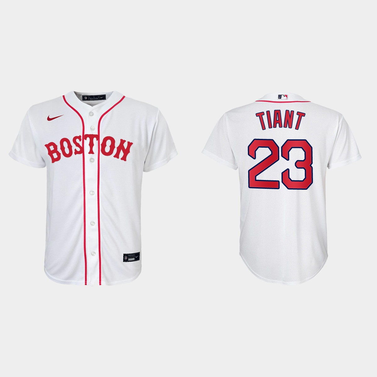 Youth Boston Red Sox #23 Luis Tiant White Patriots' Day Jersey
