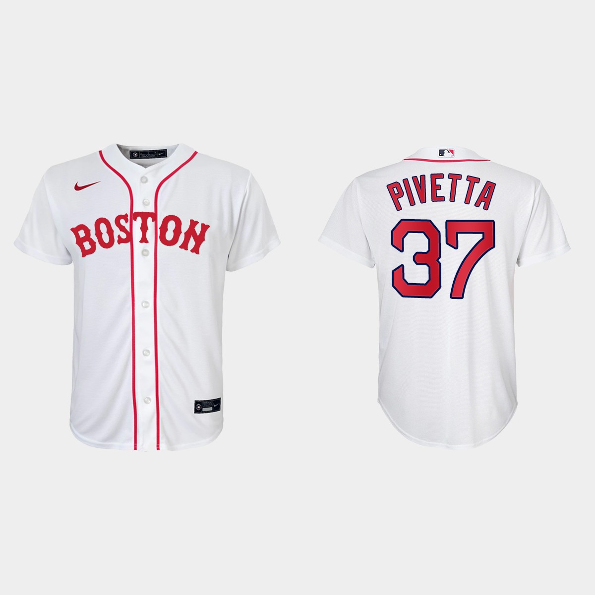 Youth Boston Red Sox #37 Nick Pivetta White Patriots' Day Jersey