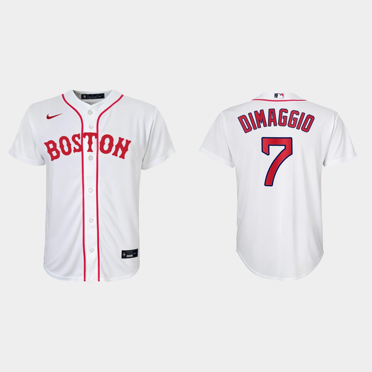 Youth Boston Red Sox #7 Dom DiMaggio White Patriots' Day Jersey