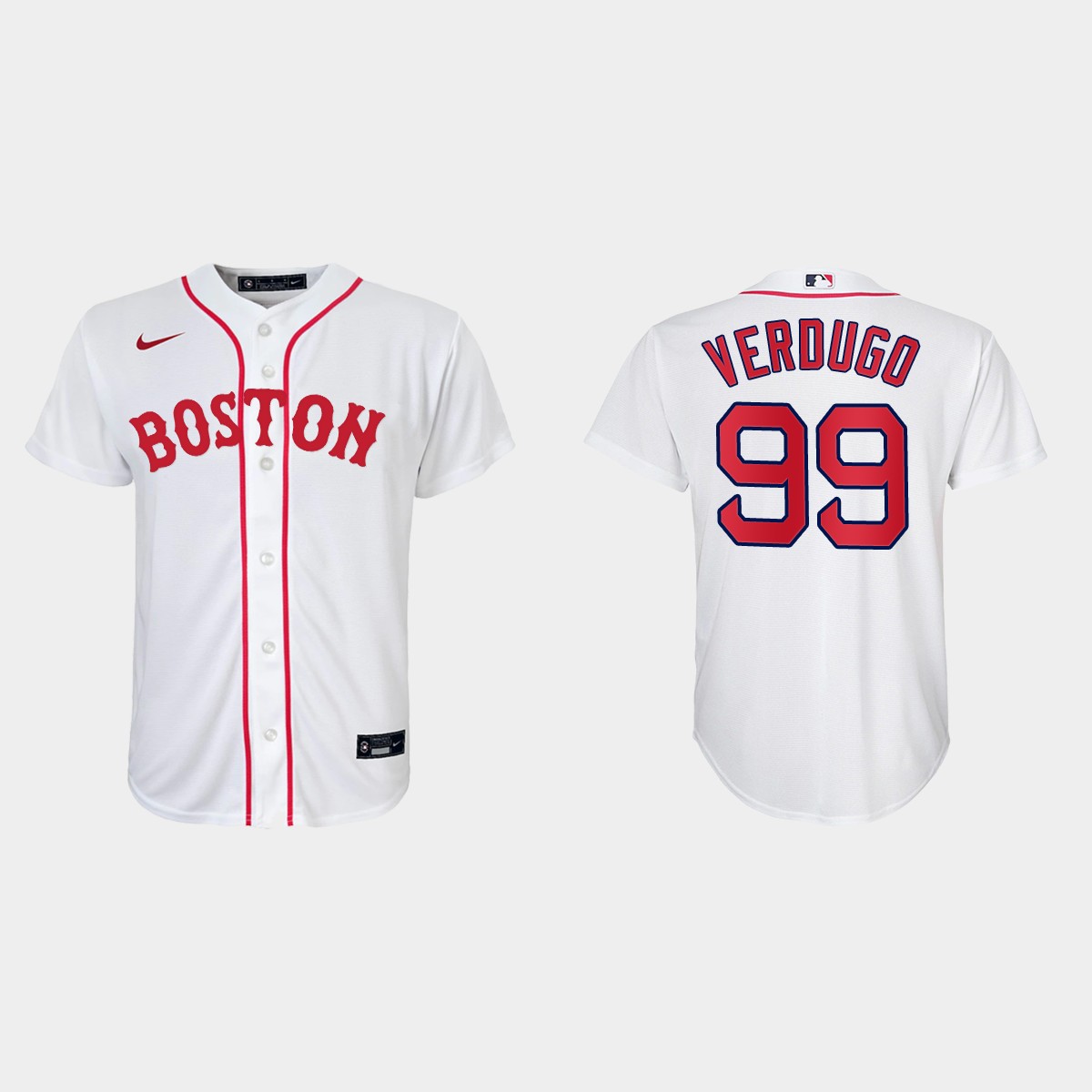 Youth Boston Red Sox #99 Alex Verdugo White Patriots' Day Jersey