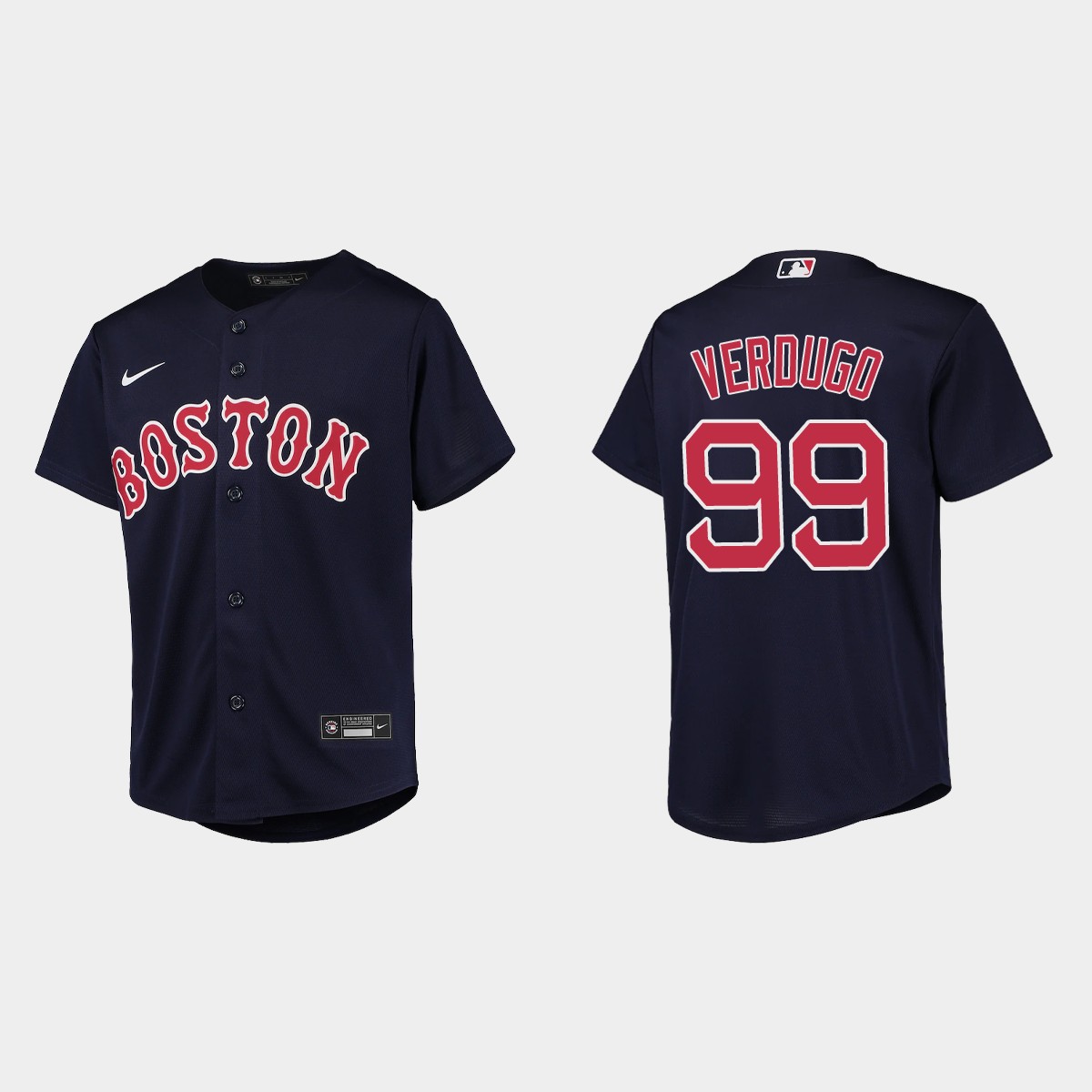 Youth Boston Red Sox Alex Verdugo Navy Jersey