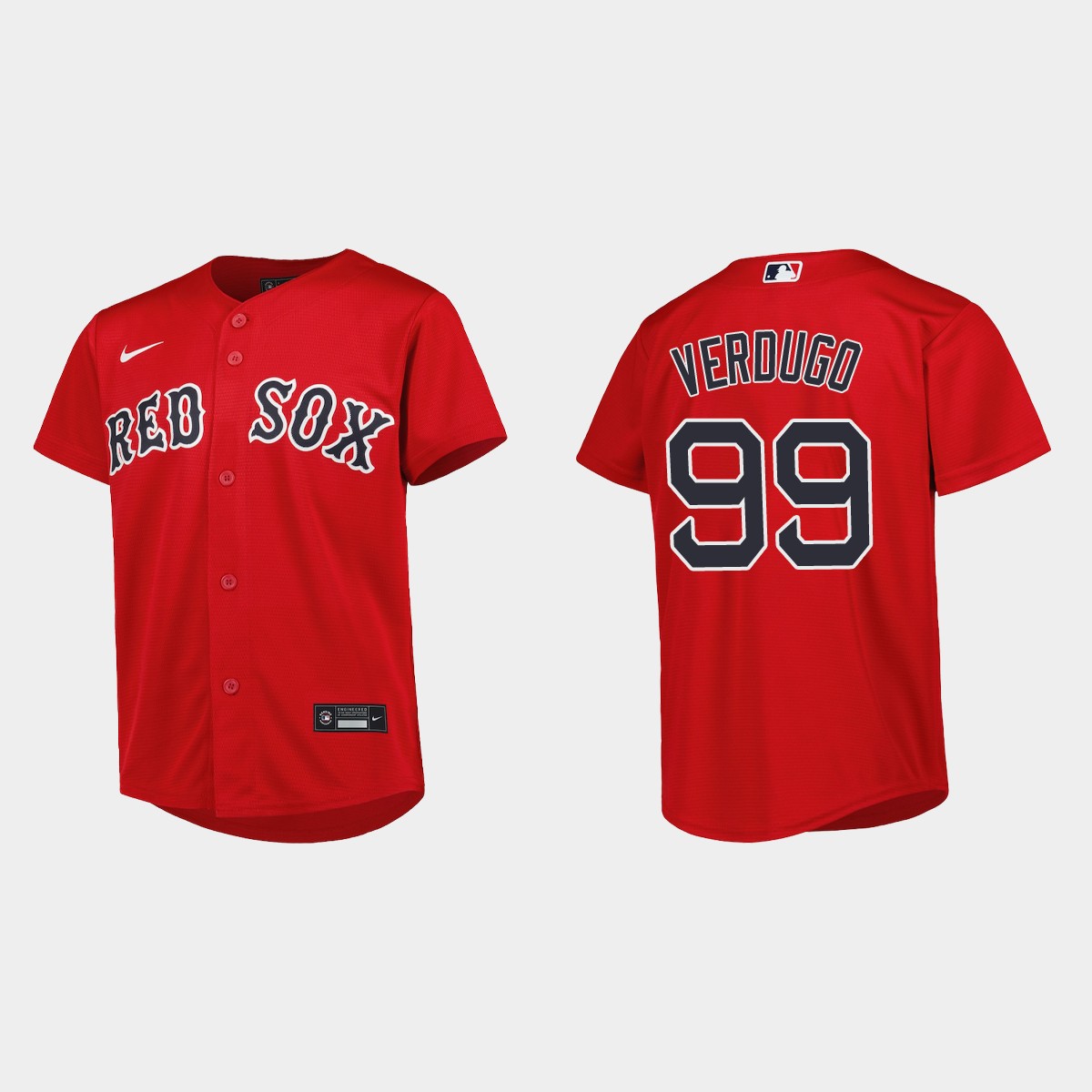 Youth Boston Red Sox Alex Verdugo Red Alternate Jersey