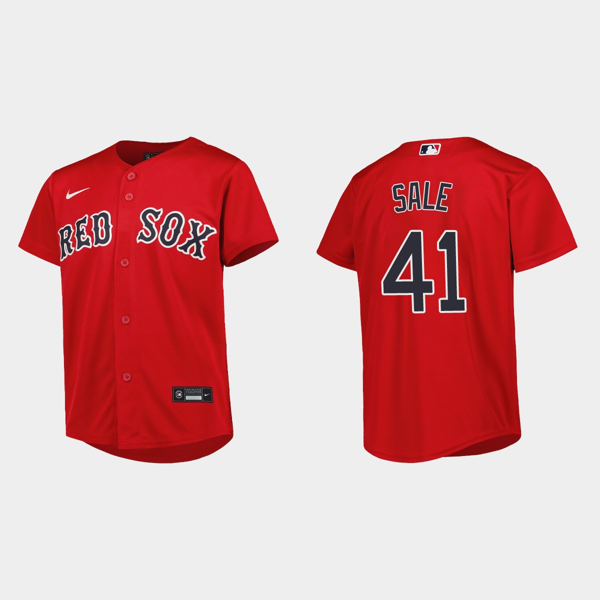 Youth Boston Red Sox Chris Sale Red Alternate Jersey