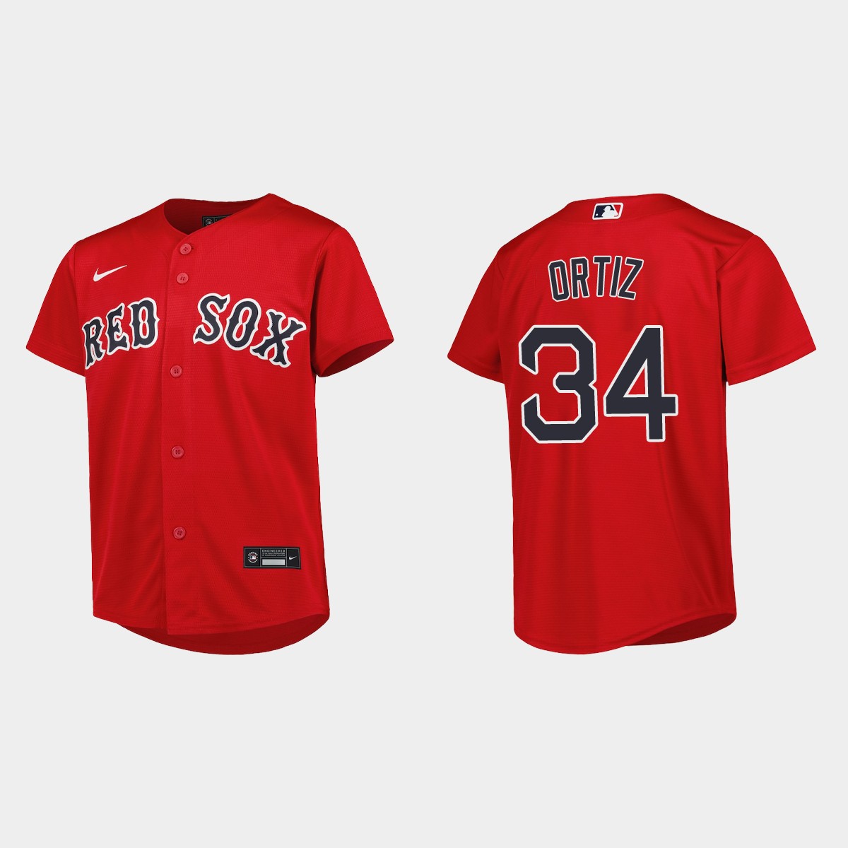 Youth Boston Red Sox David Ortiz Red Alternate Jersey