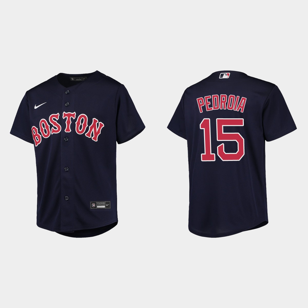 Youth Boston Red Sox Dustin Pedroia Navy Jersey