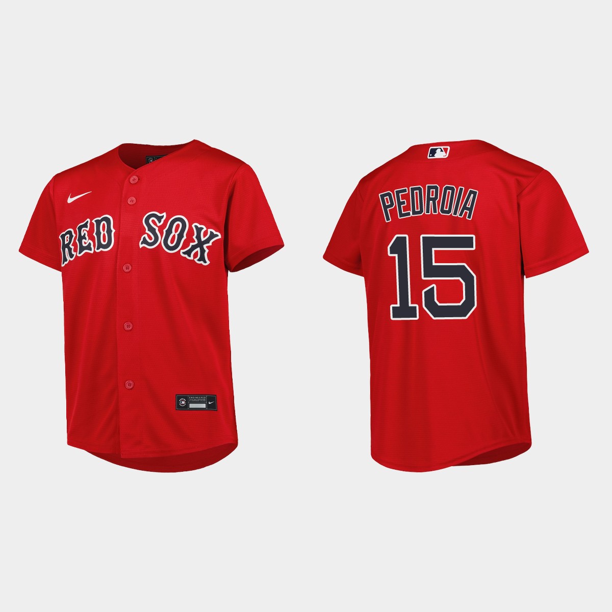 Youth Boston Red Sox Dustin Pedroia Red Alternate Jersey