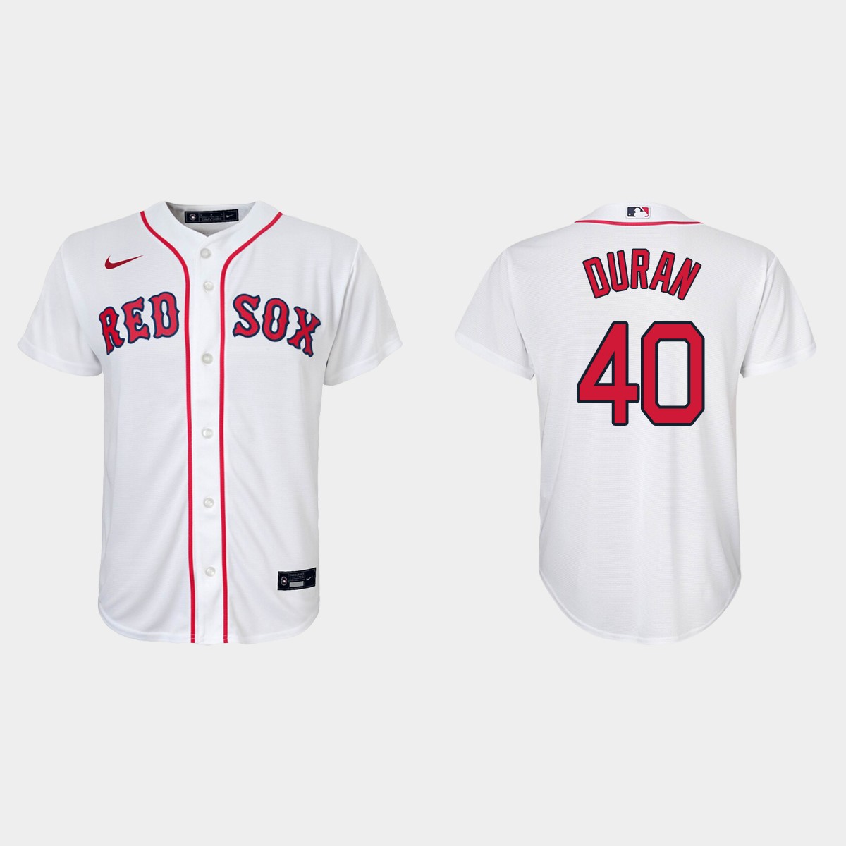 Youth Boston Red Sox Jarren Duran White Home Jersey