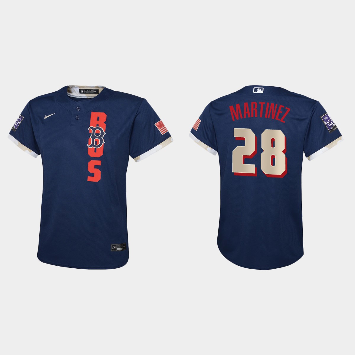 Youth Boston Red Sox J.D. Martinez Navy All-Star Game Jersey