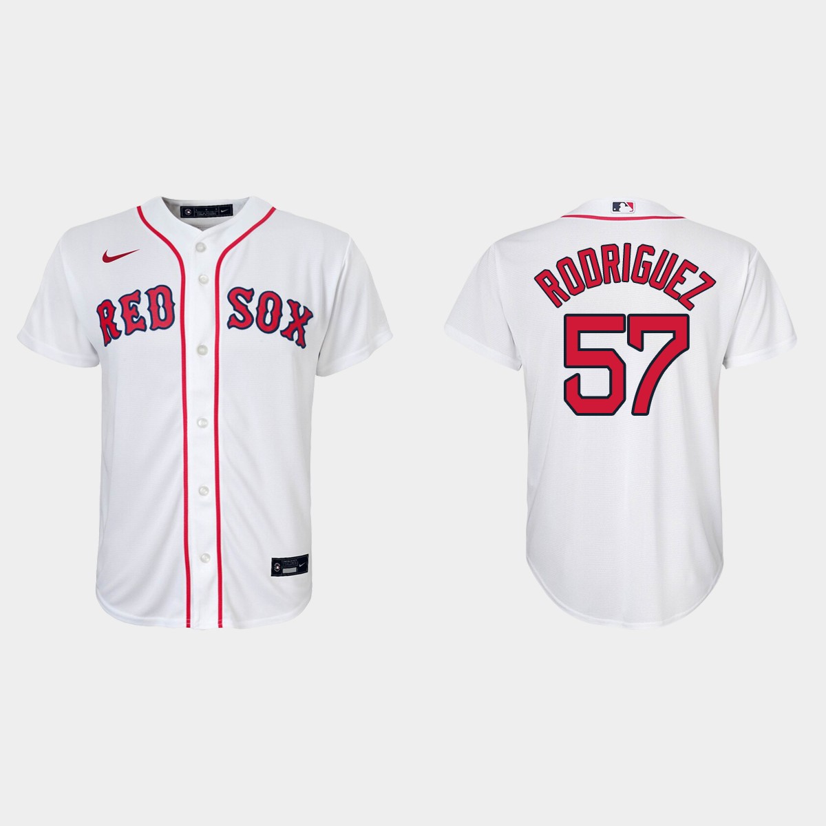 Youth Boston Red Sox Joely Rodriguez White Home Jersey