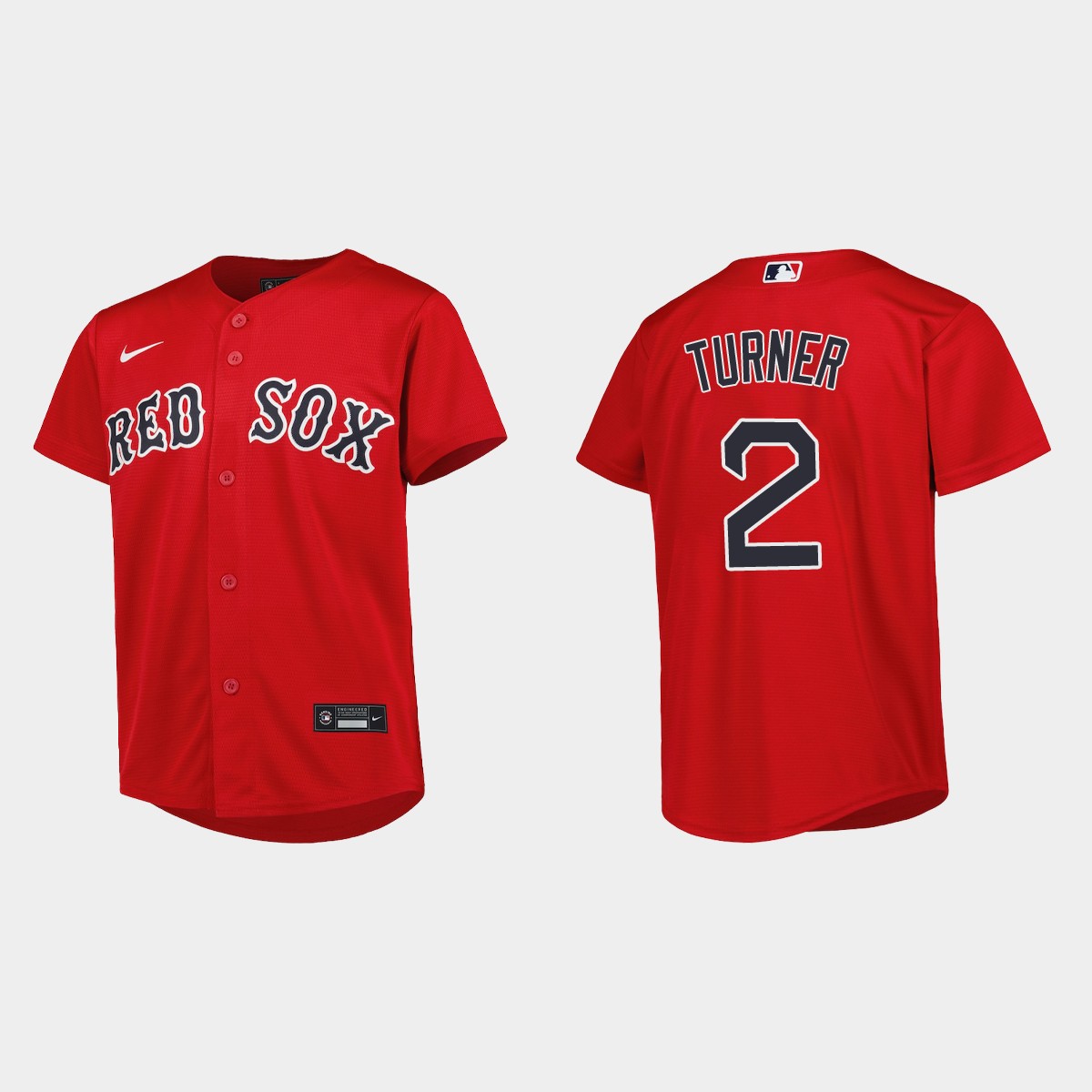 Youth Boston Red Sox Justin Turner Red Alternate Jersey