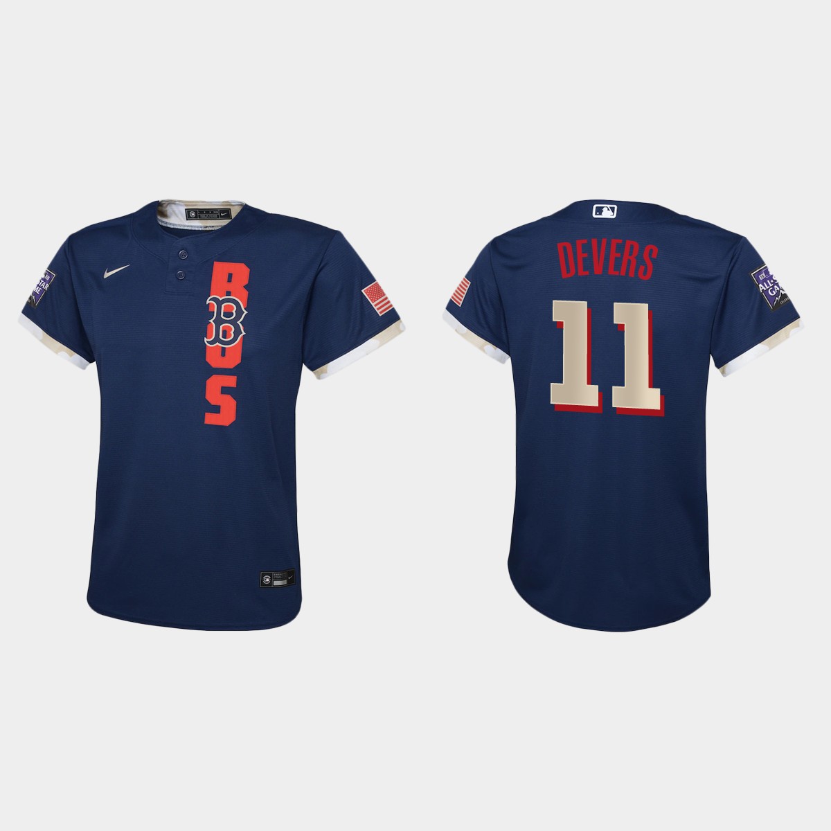 Youth Boston Red Sox Rafael Devers Navy All-Star Game Jersey