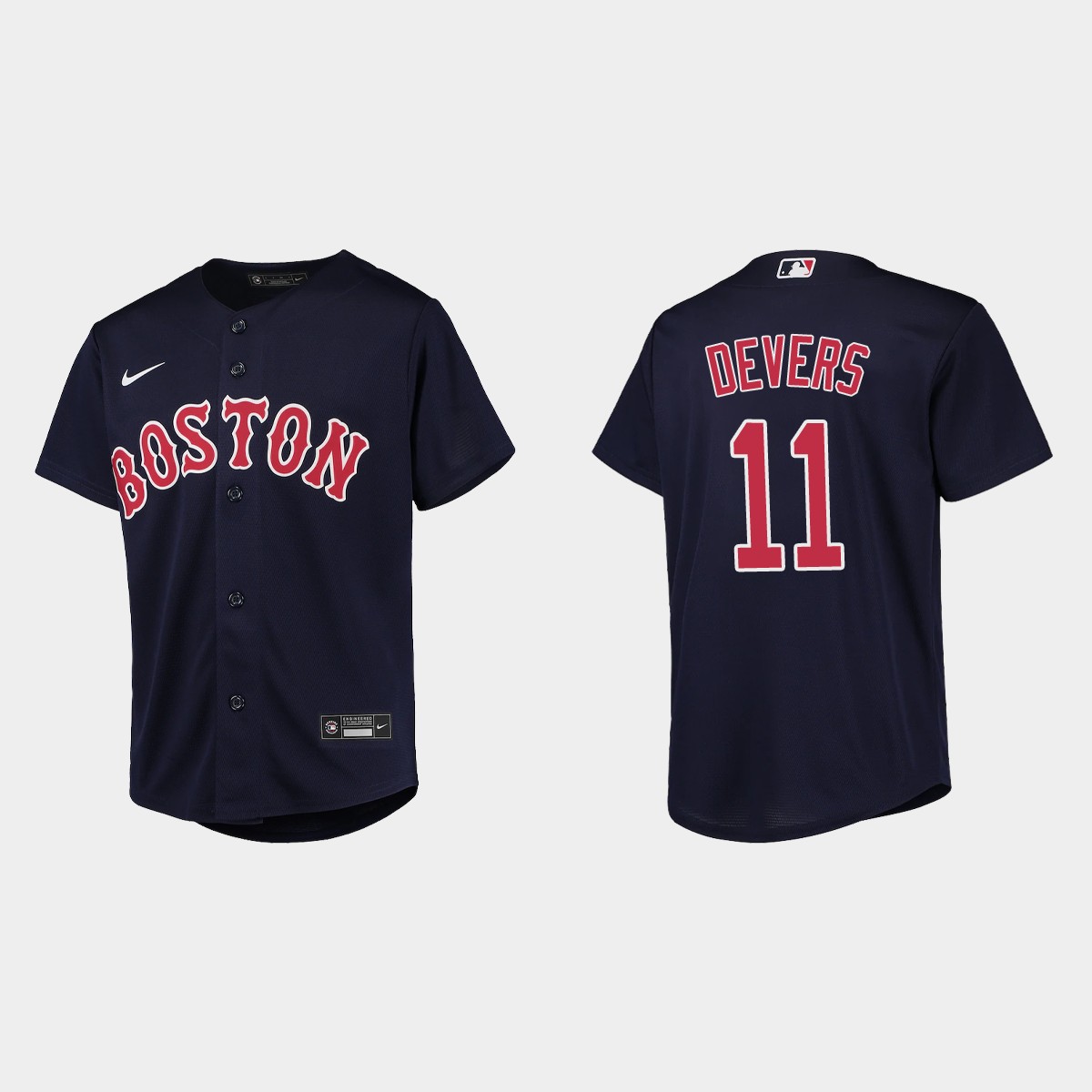 Youth Boston Red Sox Rafael Devers Navy Jersey