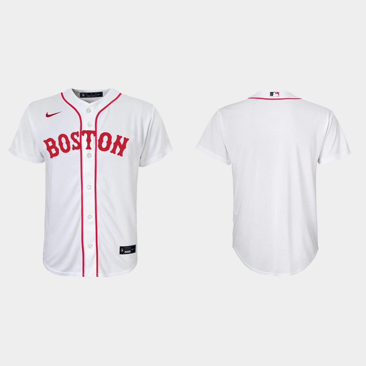 Youth Boston Red Sox # White Patriots' Day Jersey