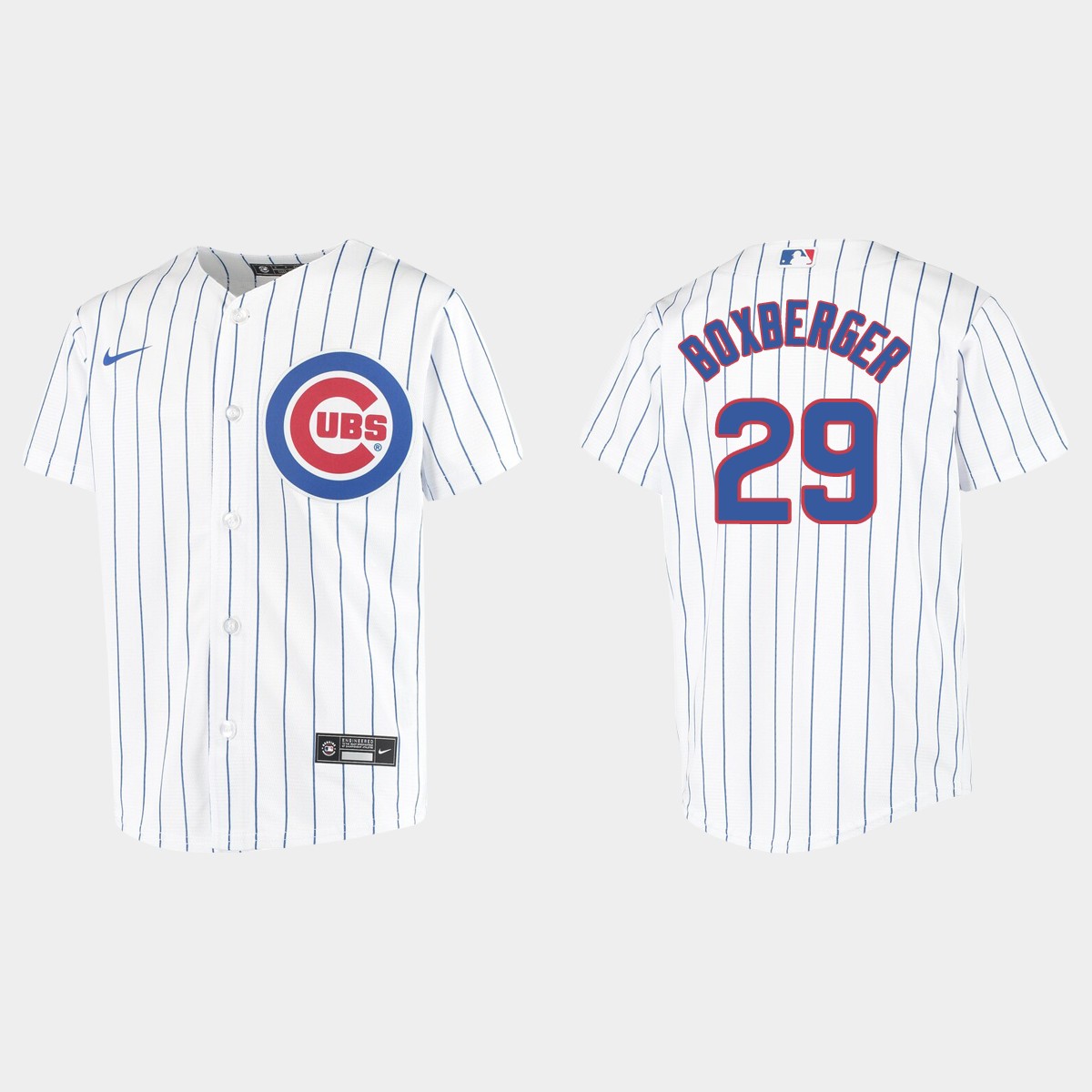 Youth Chicago Cubs Brad Boxberger White Home Jersey