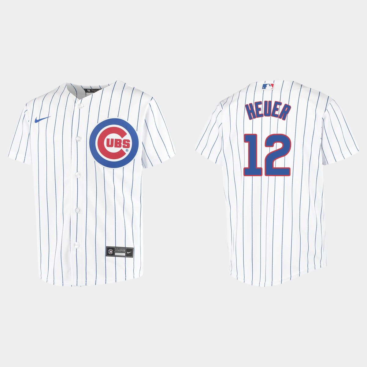 Youth Chicago Cubs Codi Heuer White Home Jersey