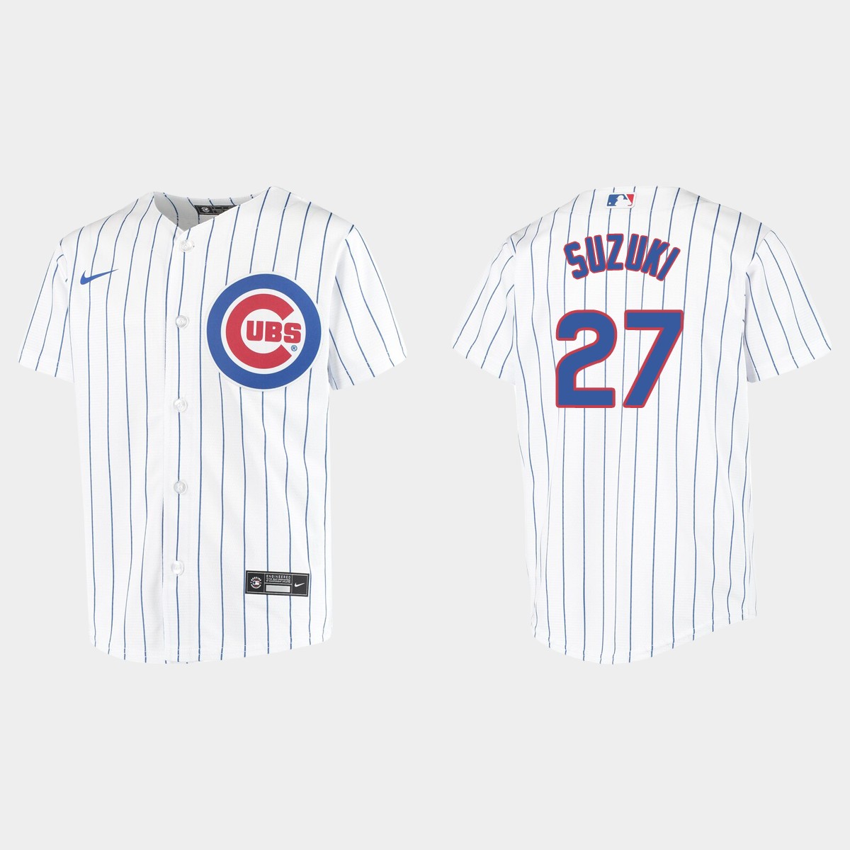 Youth Chicago Cubs Seiya Suzuki White Home Jersey