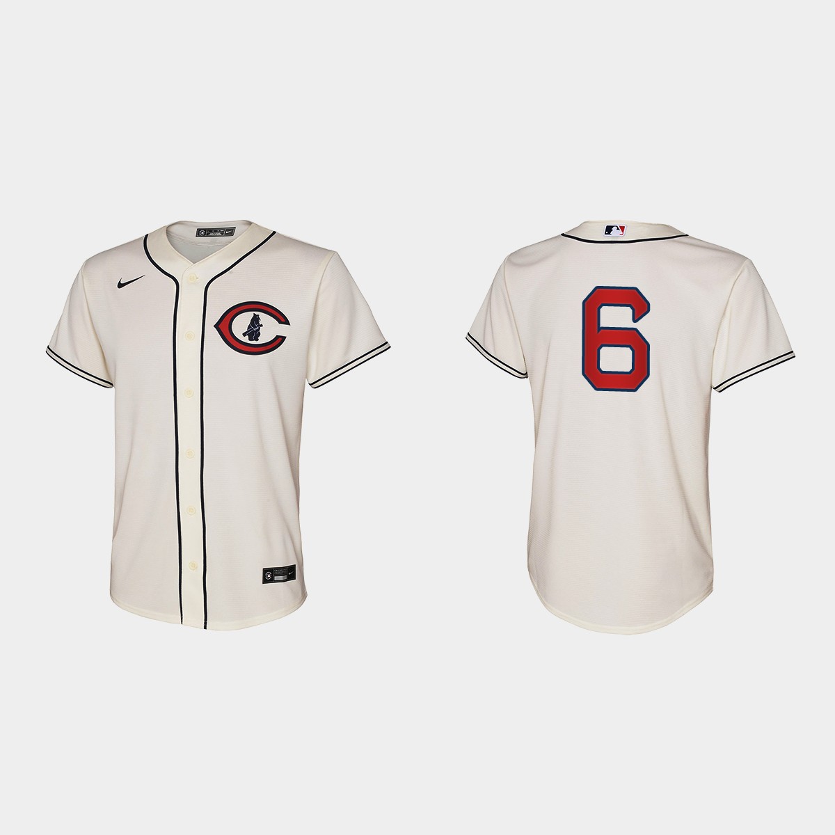 Youth Chicago Cubs Zach McKinstry Cream Field of Dreams Jersey