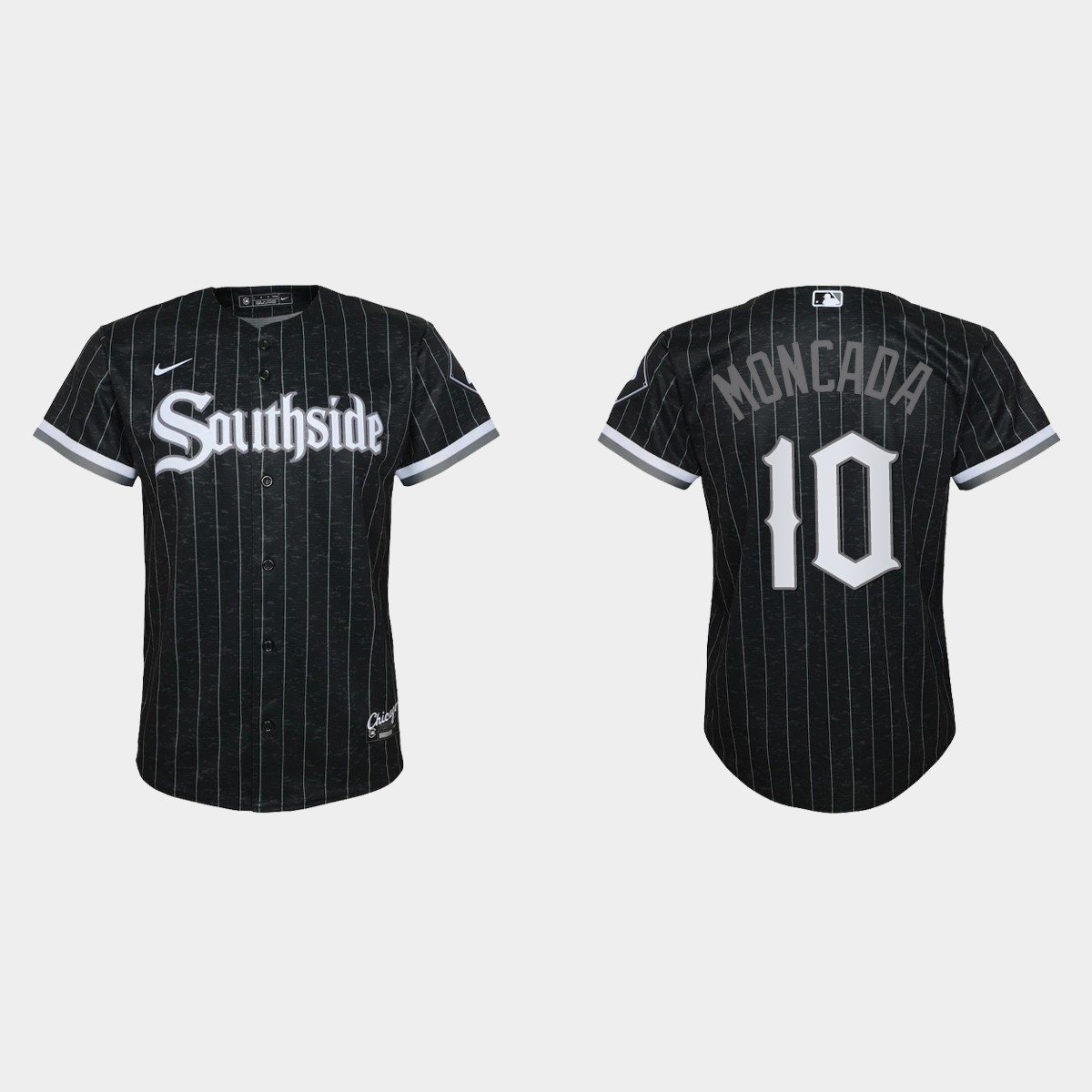 Youth Chicago White Sox #10 Yoan Moncada Black City Connect Jersey