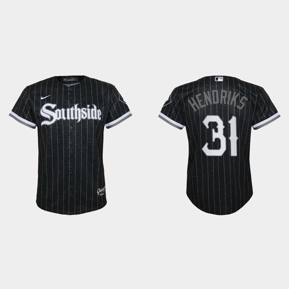 Youth Chicago White Sox #31 Liam Hendriks Black City Connect Jersey