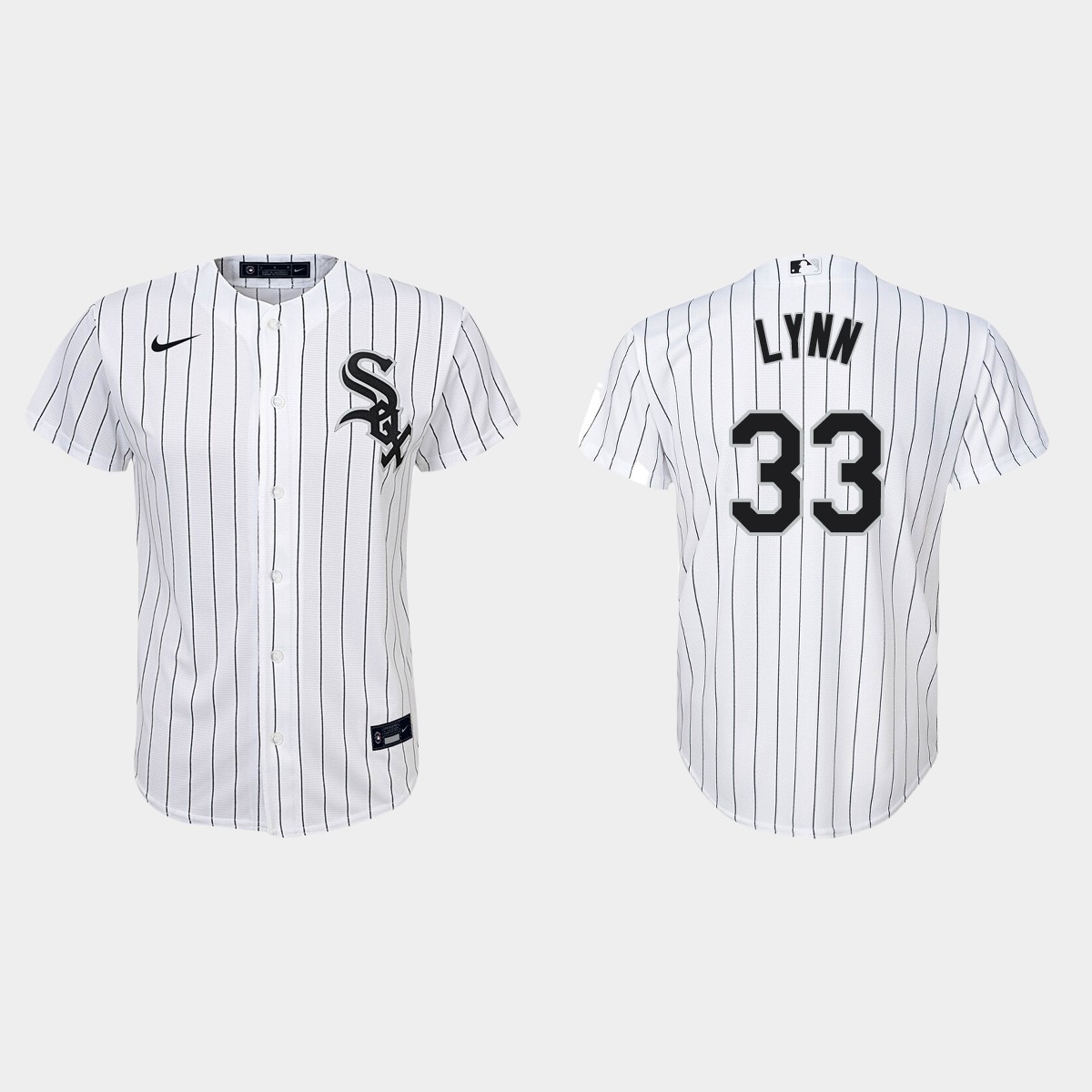 Youth Chicago White Sox #33 Lance Lynn White Home Jersey