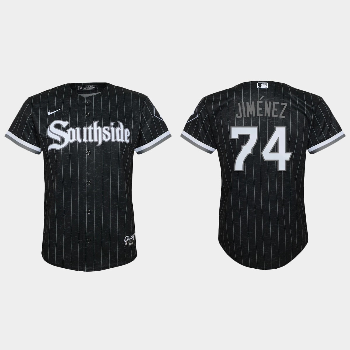 Youth Chicago White Sox #74 Eloy Jimenez Black City Connect Jersey