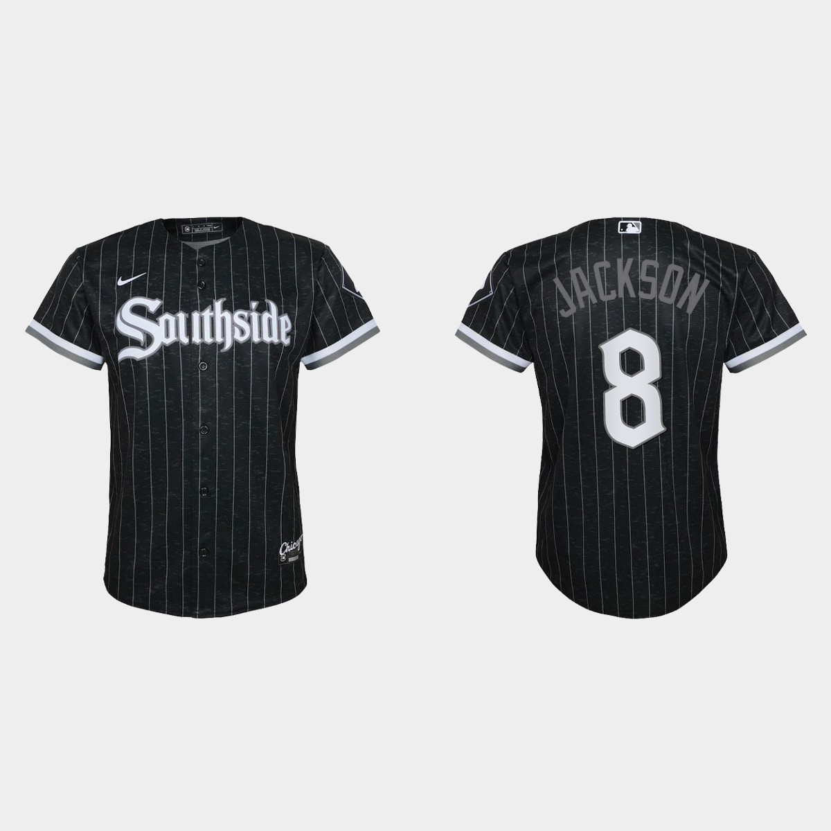 Youth Chicago White Sox #8 Bo Jackson Black City Connect Jersey
