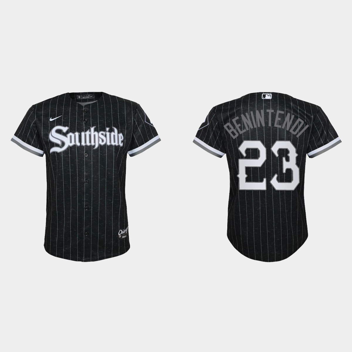 Youth Chicago White Sox Andrew Benintendi Black City Connect Jersey