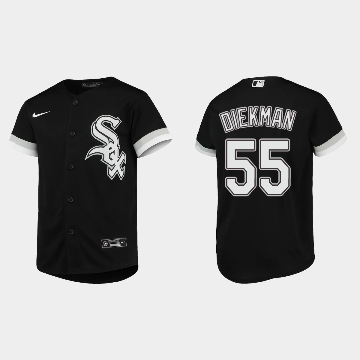 Youth Chicago White Sox Jake Diekman Black Alternate Jersey