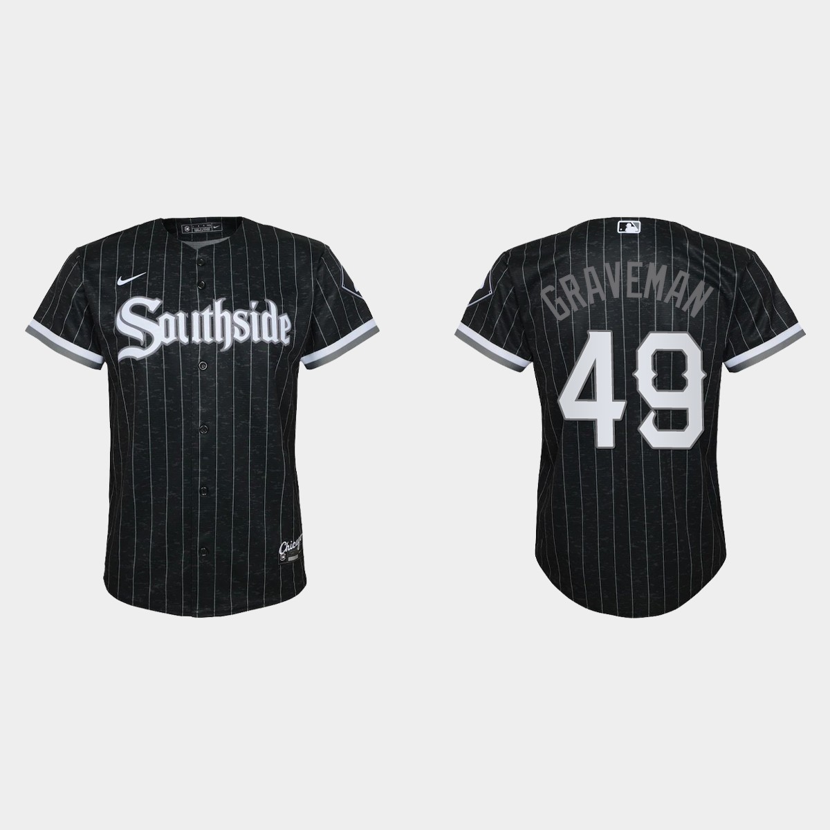 Youth Chicago White Sox Kendall Graveman Black City Connect Jersey