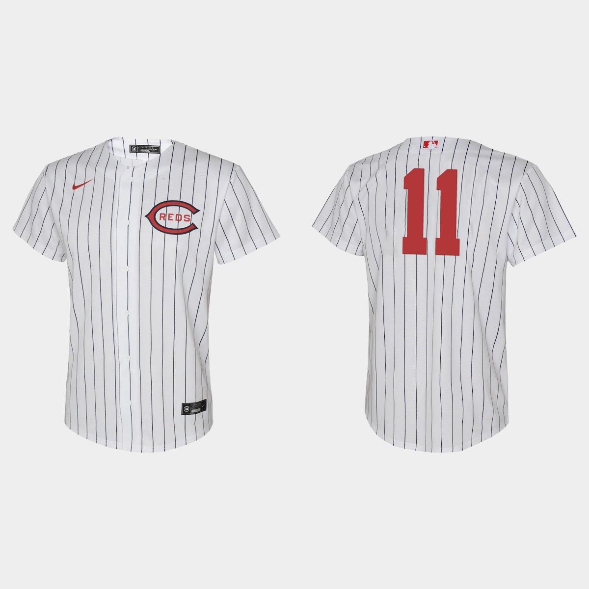 Youth Cincinnati Reds Barry Larkin White Field of Dreams Jersey